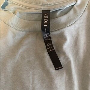 Vuori Sky Blue Crew Neck Tee